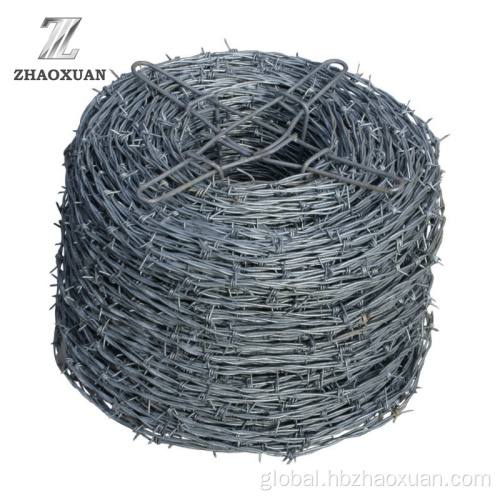 Galvanized Razor Barbed Wire Military used warning safety galvanized iron barbed wire Factory